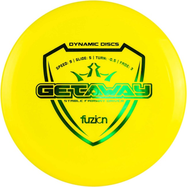 Dynamic Discs Fuzion Getaway yellow