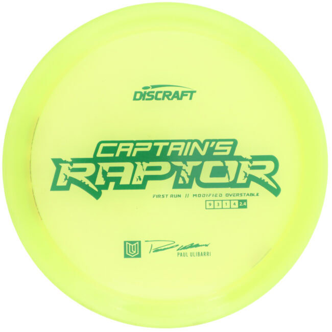 Disc Replay - Discraft Z Captains Raptor First Run - Paul Ulibarri